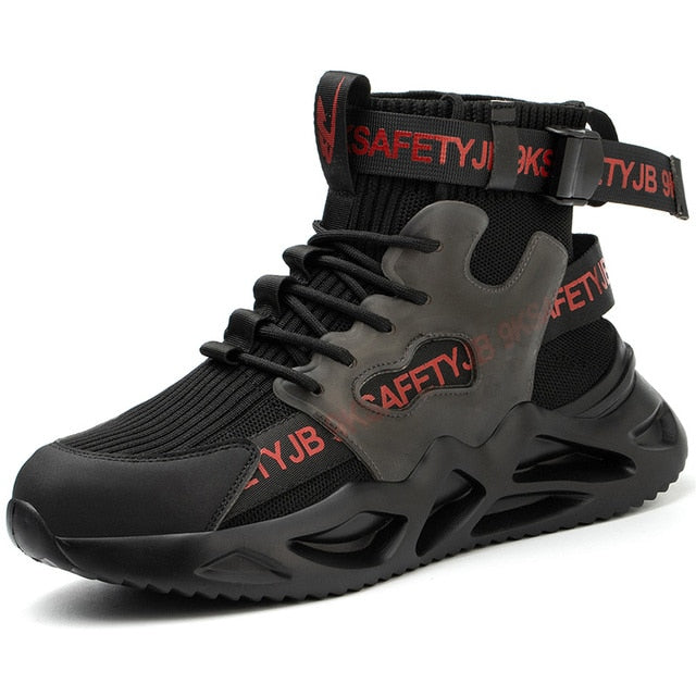 Work Safety Shoes Men Safety Boots Anti-smash Work Shoes With Steel