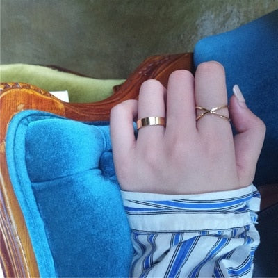 Silver Color Butterfly Rings For Women Men Lover Couple Ring Set Friendship