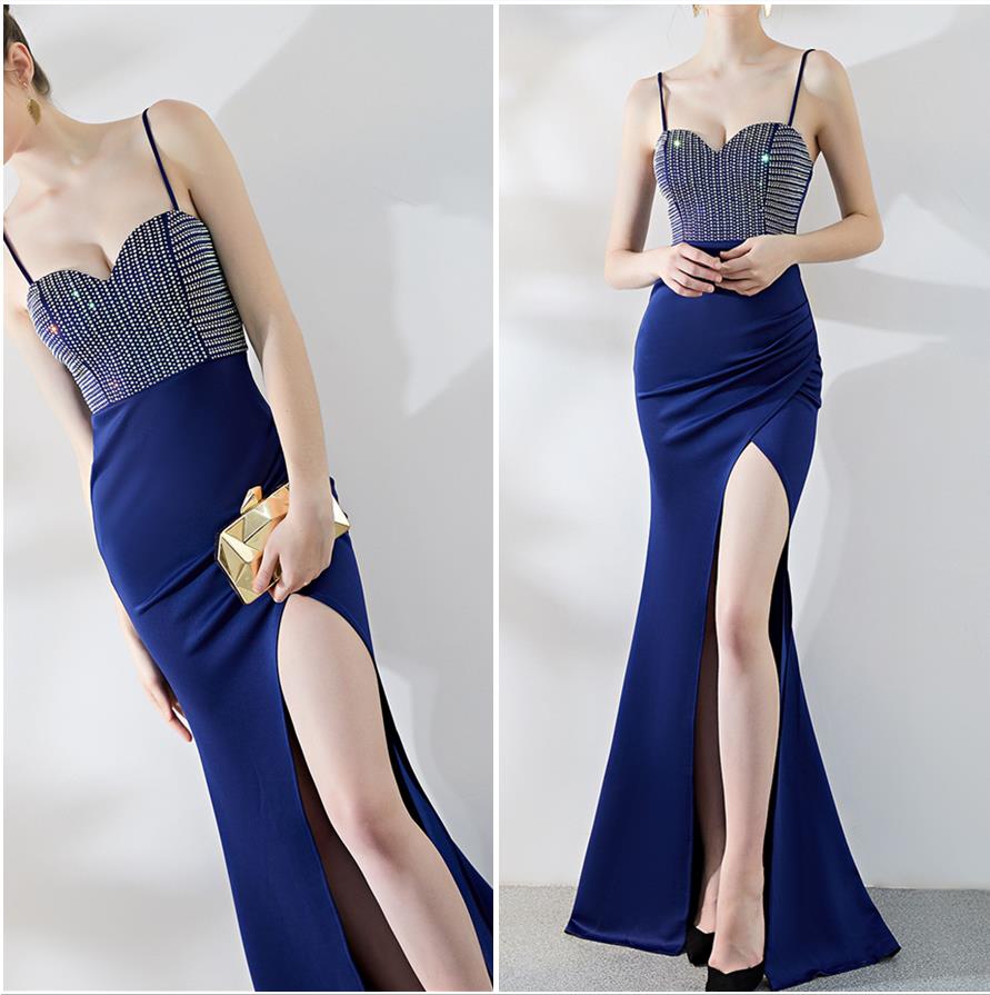 Homecoming Dresses: Evening Dresses Spaghetti Straps Mermaid Party Dress