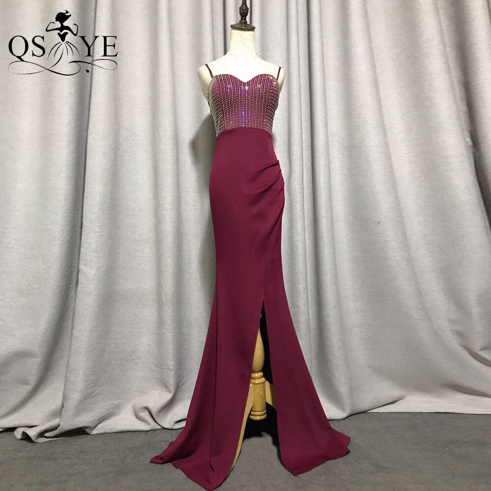 Homecoming Dresses: Evening Dresses Spaghetti Straps Mermaid Party Dress