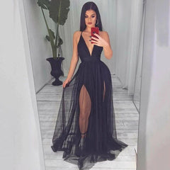 Black Soft Tulle Communion Dresses Evening Dress Prom Party Robe