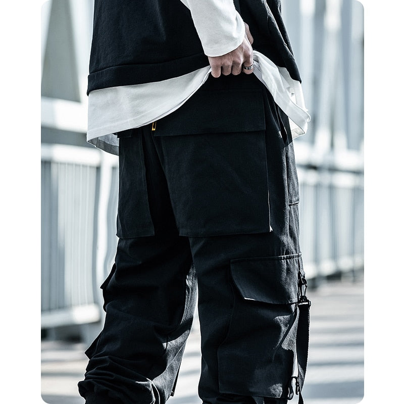 michalkova Paratrooper  Japanese military Male Black Joggers Mens hip hop