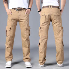 Cargo Pants Men Combat SWAT Army Military Pants Cotton Many Pockets