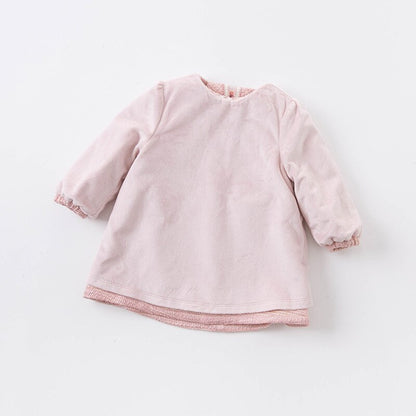 dave bella winter baby girl cute zipper dress children fashion party dress