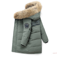 Children warm Thicken clothing Boy clothes Winter Down Jackets 5-16 years