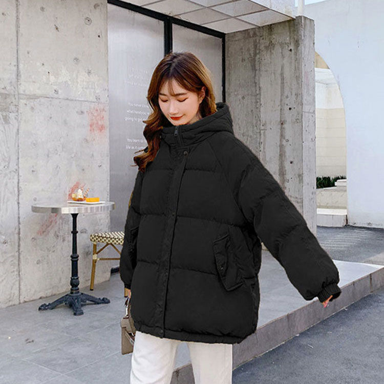 Women Short Jacket Winter Thick Hooded Cotton Padded Coats