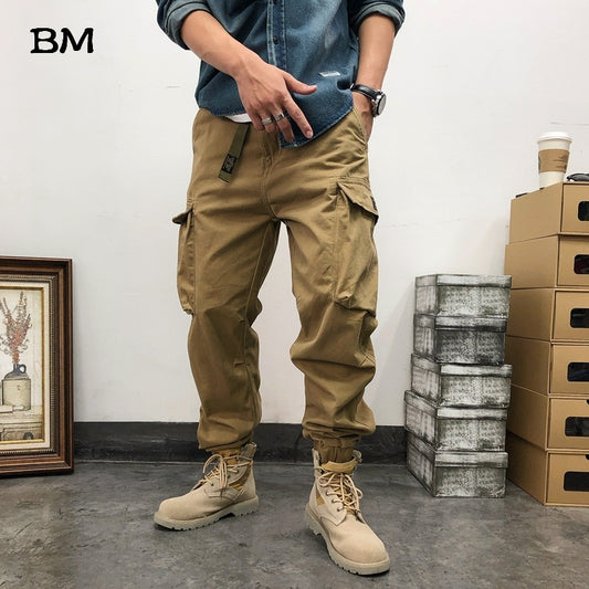 High Quality Cotton Military Joggers Men Streetwear Tactical Pants Fashion