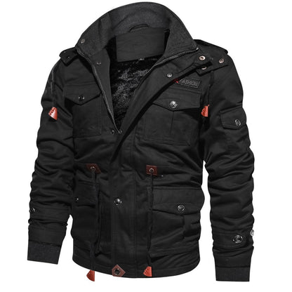 Winter Military Jacket Men Casual Thick Thermal Coat Army Pilot Jackets