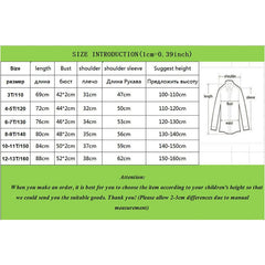 Children Winter Down Cotton Jacket Fashion Girl Clothing Kids Clothes Thick