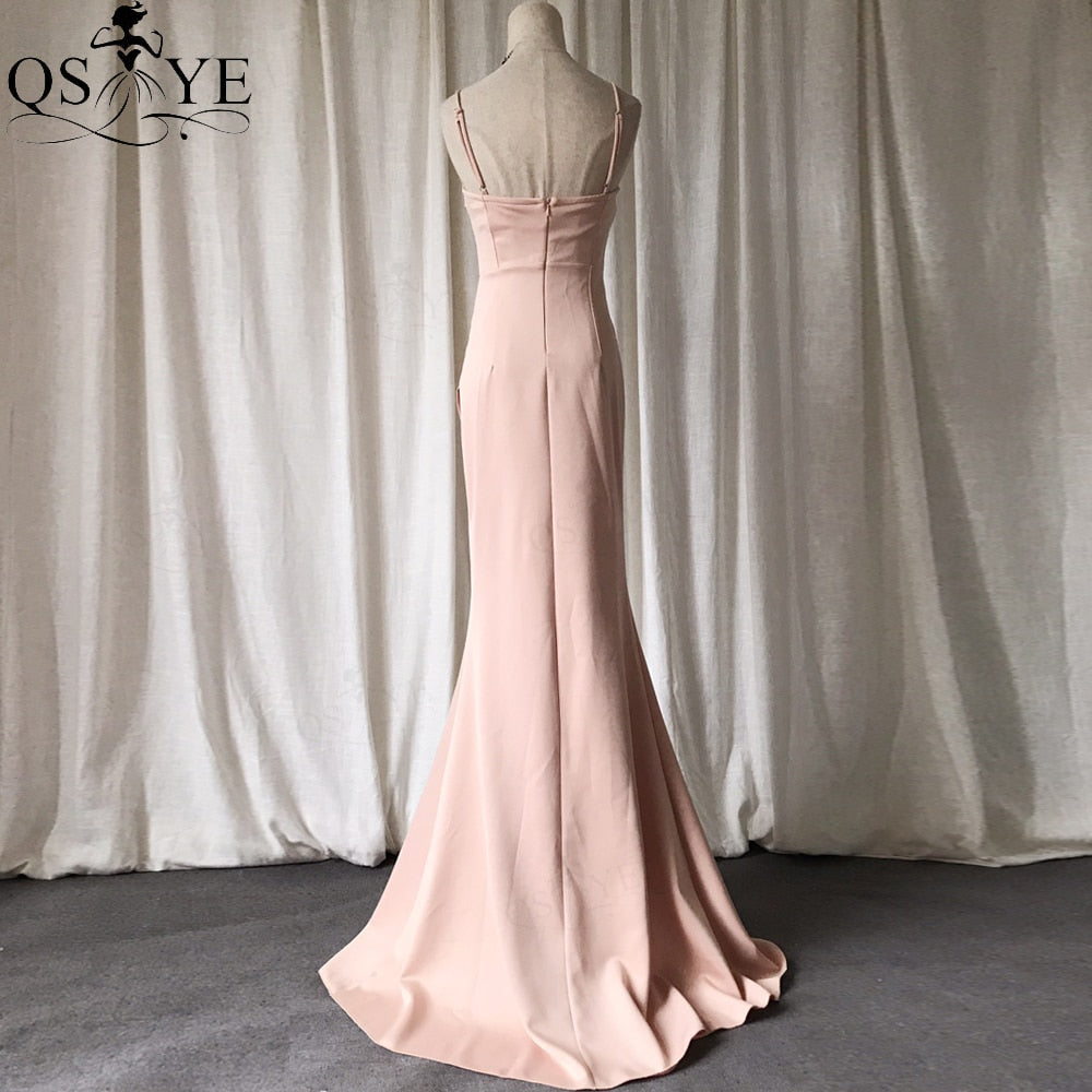 Homecoming Dresses: Evening Dresses Spaghetti Straps Mermaid Party Dress