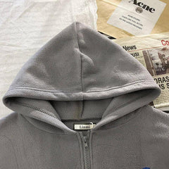 Winter Women Hoodie Tops Autumn Korean Fashion Animal Embroidery