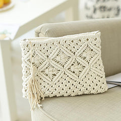 Women Bohemian Style Straw Woven Day Clutches Bags Fashionable