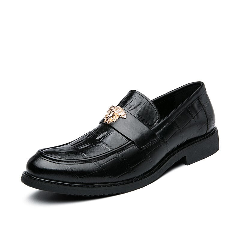 Men Shoes High Quality Pu Leather New Stylish Design Slip-on Shoes