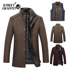 Men Brand Winter Warm Jacket Parkas Coat Men Fashion Autumn Clothing