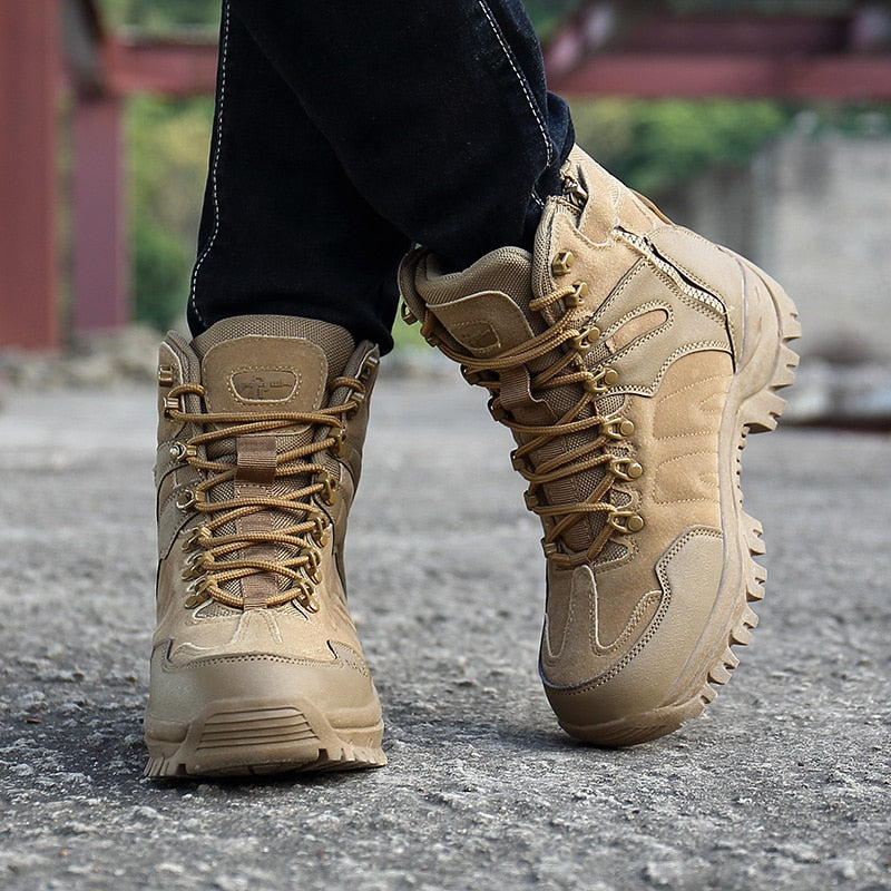 Men Military Boot Combat Mens Ankle Boot Tactical Big Size Army