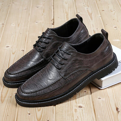 Men Quality Leather Shoes British Business lace up fashion