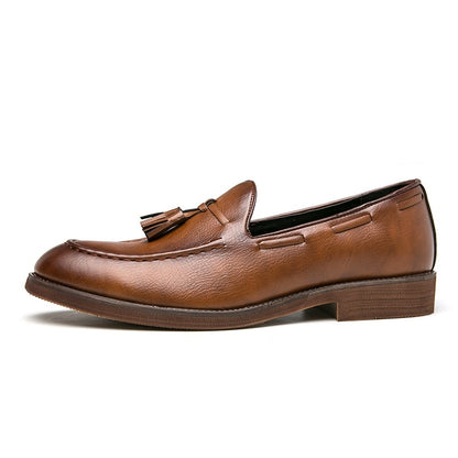 Footwear Men Leather Shoes Slip On Office Mens Formal Shoes
