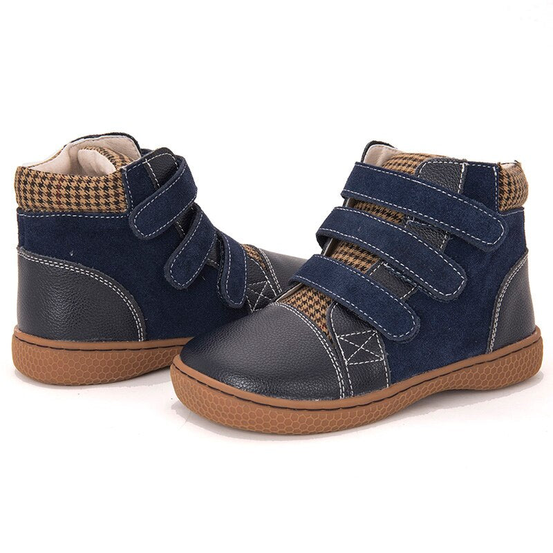 PEKNY BOSA boots barefoot shoes kids genuine leather boy shoes Girls' boots