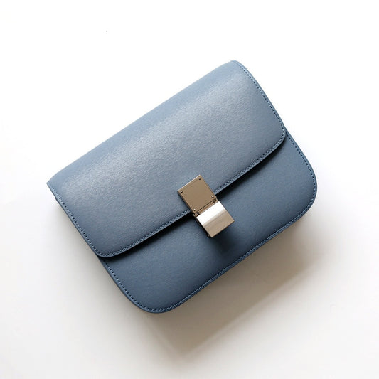 Genuine Leather Ladies Tofu Bag Luxury Design Handbag Purse Small