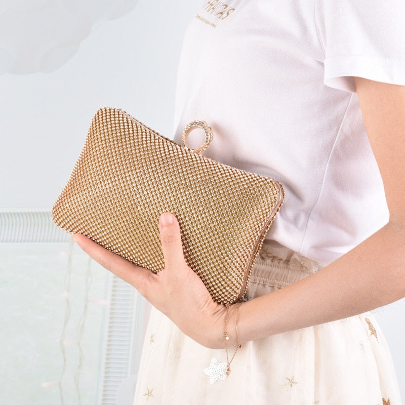 Ladies Evening Party Clutch Bag Evening Clutch Handbag Chain Women Wallet