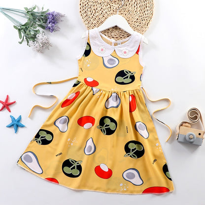 Super Affordable Promotional Clothes 3-10 Years Old Baby Girl Dress