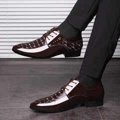 Office Men Dress Shoes Men Formal Shoes Leather Luxury Fashion