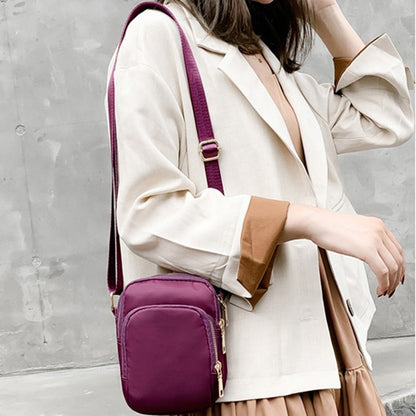 Fashion Women Crossbody Zipper Mobile Phone Shoulder Bag Lady