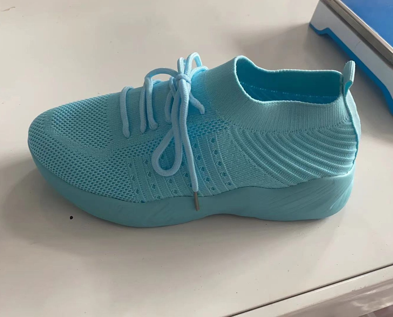 Women's Sneakers Breathable Knitted Casual Women Socks Shoes