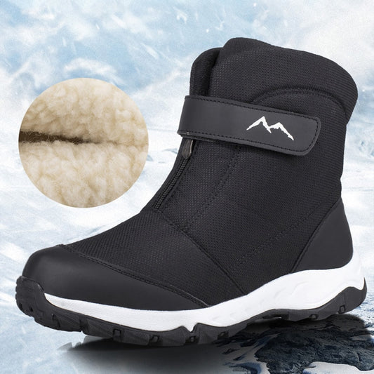 Winter Boots Men High-top Water-resistant Cotton Shoes Male Plus