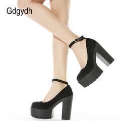 Spring Autumn Platform Women Pumps Shoes Woman Thick High Heels