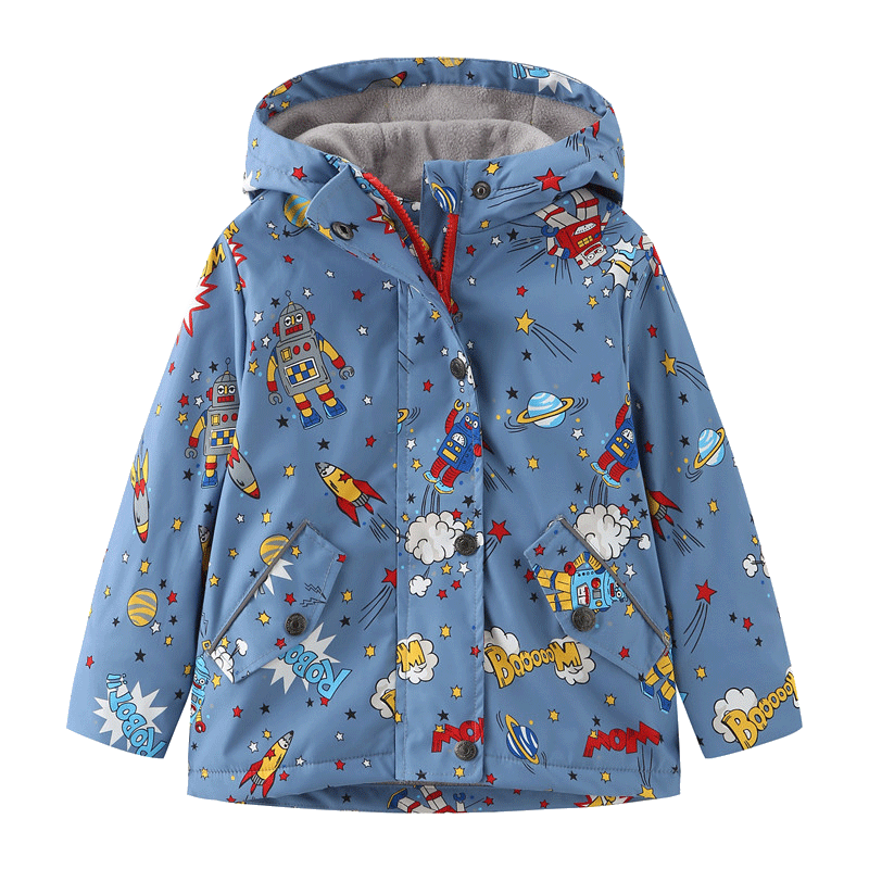 Winter children polar fleece windbreaker boys and girls single coat