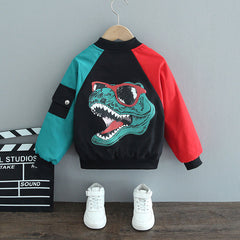 Fashion Baby Boys Jacket Spring Autumn Baseball Jacket Kids Bright