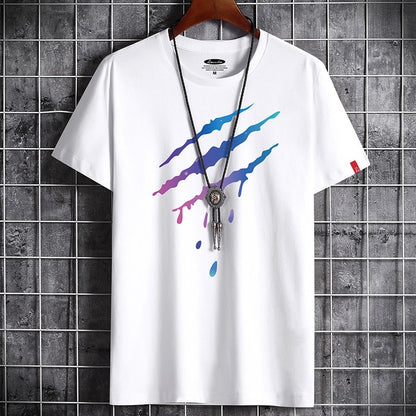 T-shirt for Men Clothing Fashion Summer Graphic Vintage Tshirt Anime