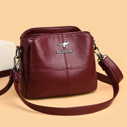 High Quality Soft PU Leather Shoulder Crossbody Bags for Women