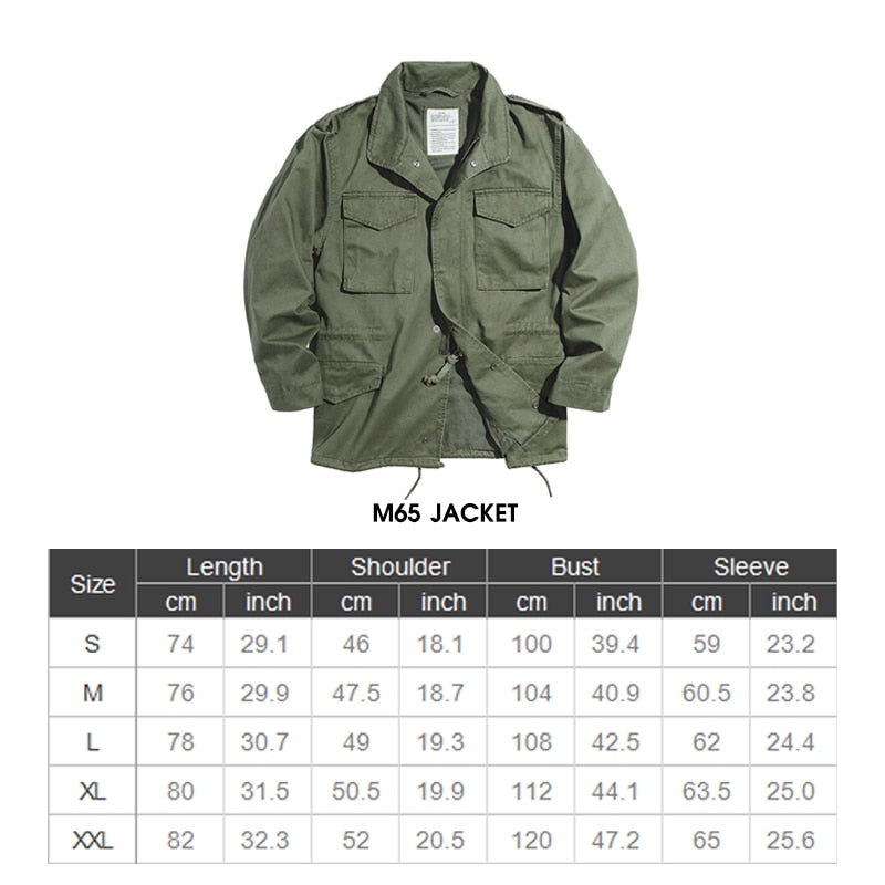 Maden Jackets For Men Army Green Oversize Denim Jacket Military