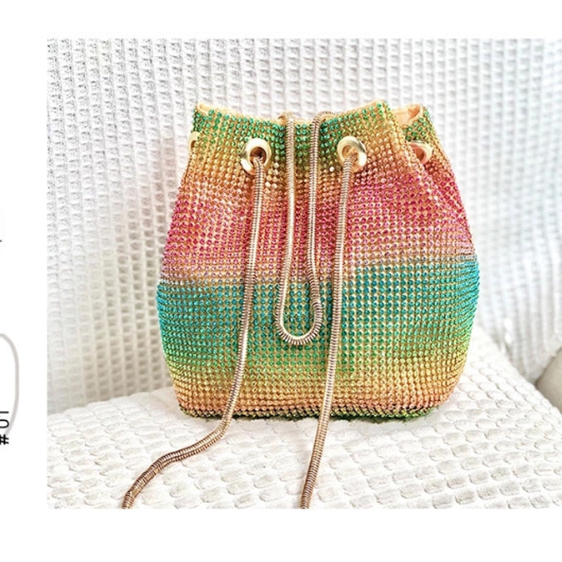Clutch evening bag luxury women bag shoulder handbags diamond bags lady