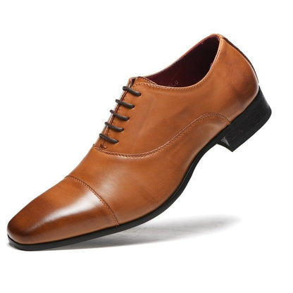 Luxury Brand PU Leather Fashion Men Business Dress Loafers
