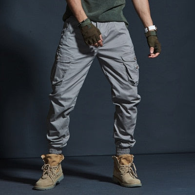 Military Tactical Pants Mens Joggers Camouflage Cargo Casual Pants Male
