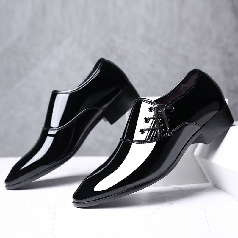 Mazefeng Men Dress Shoes Men Formal Shoes Leather Luxury Fashion