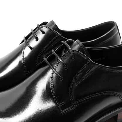 Man Dress Shoes 2 Color HandMade Men Genuine Leather Derby Shoes
