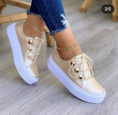 Casual Women Shoes Comfortable Sneakers High Outsole