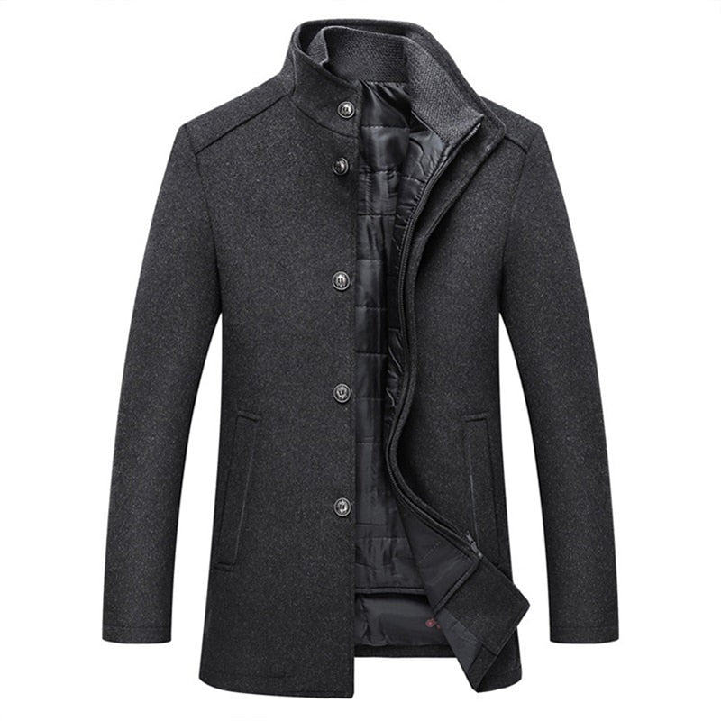 Men Brand Winter Warm Jacket Parkas Coat Men Fashion Autumn Clothing