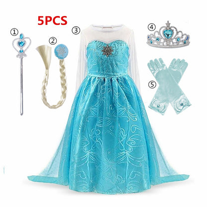 Dress for Girls Kids Christmas Dress Halloween Cosplay Costume