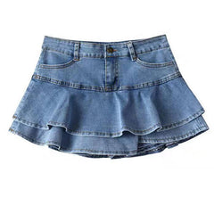 Shorts Skirt Women Summer Streetwear Ladies Short Skirts Jeans Casual All Match