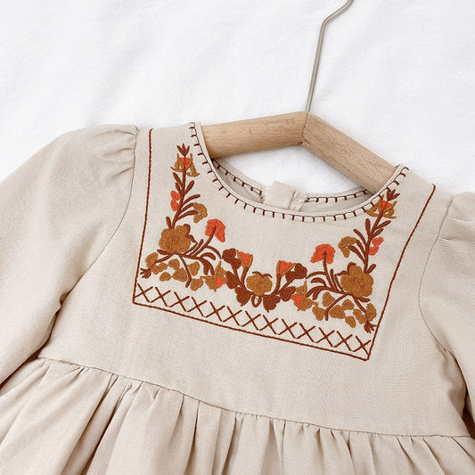 Children Autumn Dress Girls Dress Casual Kids Clothes Palace