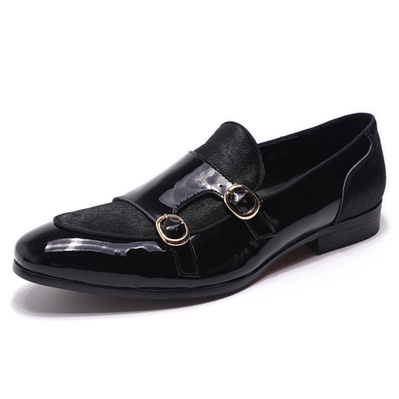 Mens Wedding Loafers Gentlemen Banquet Party Dress Shoes