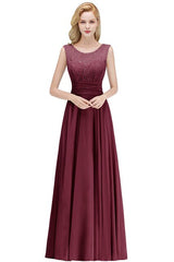 Vestido Madrinha Dusty Pink Lace Long Bridesmaid Dresses Stretchy A Line