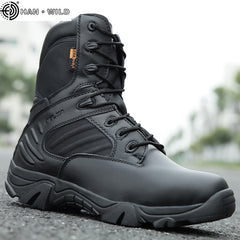 Military Tactical Mens Boots Special Force Leather Waterproof Desert