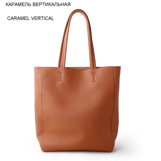 Simple Casual Leather Women Shoulder Bag Luxury Brand Designer Genuine
