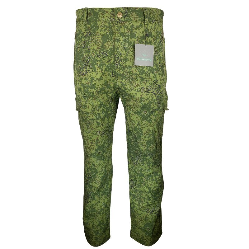 Mege Men Tactical Cargo Pants Camouflage Military Fleece Army